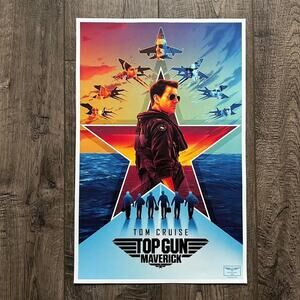 2026 Top Gun Maverick Tom Cruise Limited Movie Promo Collectible Poster Print